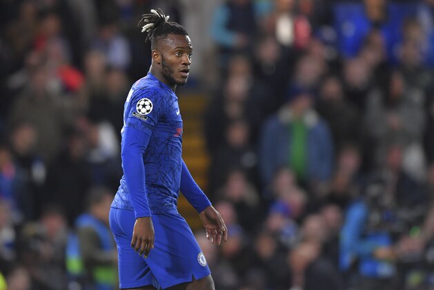LONDON, ENGLAND - NOVEMBER 05: Michy Batshuayi of FC Chelsea looks on during the UEFA Champions League group H match between Chelsea FC and AFC Ajax at Stamford Bridge on November 5, 2019 in London, United Kingdom. (Photo by TF-Images/Getty Images)