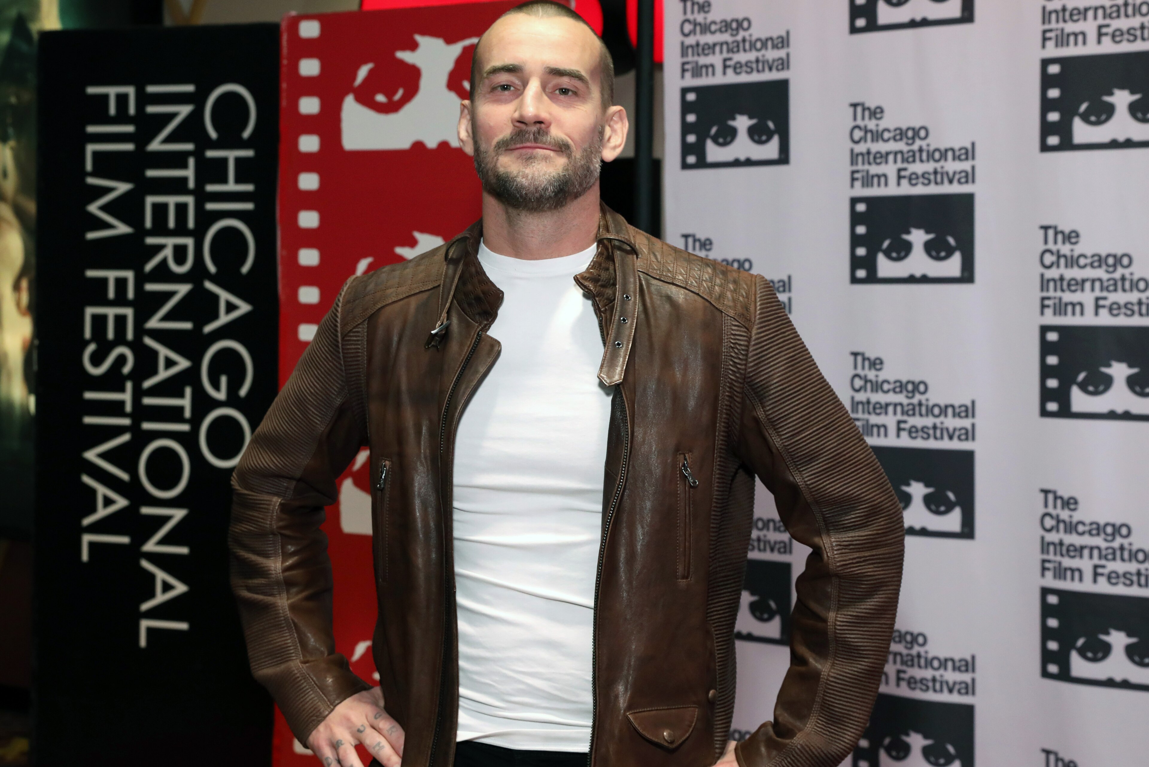 CHICAGO, ILLINOIS - OCTOBER 18: Actor Phil 'CM Punk' Brooks attends the red carpet Premiere of