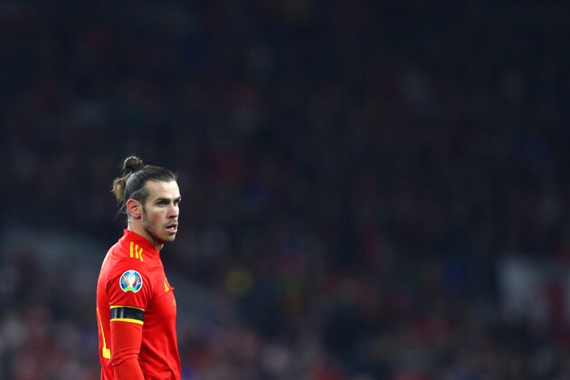 CARDIFF, WALES - NOVEMBER 19: Gareth Bale of Wales during the UEFA Euro 2020 qualifier between Wales and Hungary so at Cardiff City Stadium on November 19, 2019 in Cardiff, Wales. (Photo by Chloe Knott - Danehouse/Getty Images)