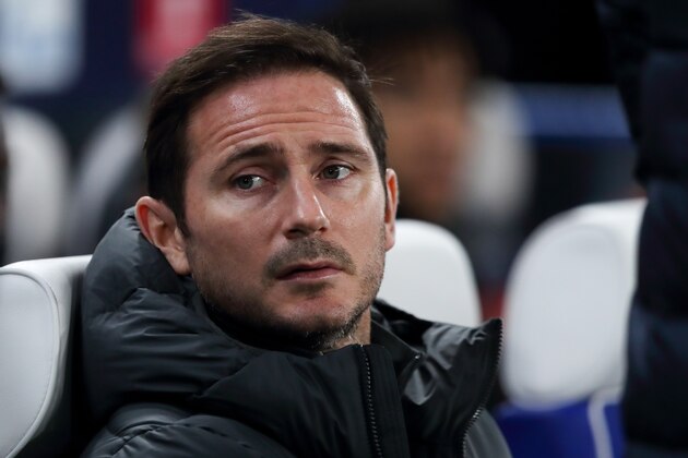 LONDON, ENGLAND - NOVEMBER 05: Chelsea manager / head coach Frank Lampard during the UEFA Champions League group H match between Chelsea FC and AFC Ajax at Stamford Bridge on November 5, 2019 in London, United Kingdom. (Photo by James Williamson - AMA/Getty Images)