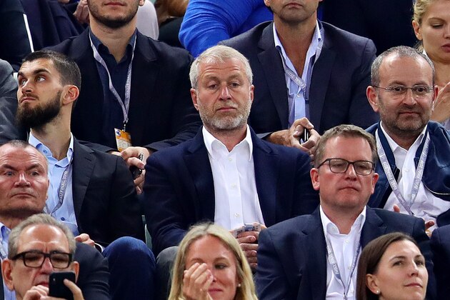 BAKU, AZERBAIJAN - MAY 29: Owner of Chelsea Roman Abramovich watches the action during the UEFA Europa League Final between Chelsea and Arsenal at Baku Olimpiya Stadionu on May 29, 2019 in Baku, Azerbaijan. (Photo by Chris Brunskill/Fantasista/Getty Images)