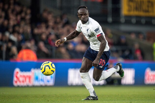 LONDON, ENGLAND - NOVEMBER 23: Sadio Mane of Liverpool FC looks on during the Premier League match between Crystal Palace and Liverpool FC at Selhurst Park on November 23, 2019 in London, United Kingdom. (Photo by Sebastian Frej/MB Media/Getty Images)