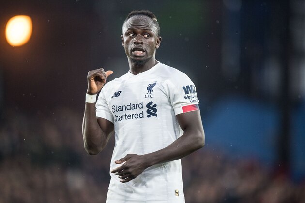 LONDON, ENGLAND - NOVEMBER 23: Sadio Mane of Liverpool FC during the Premier League match between Crystal Palace and Liverpool FC at Selhurst Park on November 23, 2019 in London, United Kingdom. (Photo by Sebastian Frej/MB Media/Getty Images)