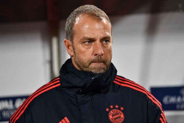 Bayern Munich's German coach Hans-Dieter Flick prior the UEFA Champions League group B football match between Red Star Belgrade (Crvena Zvezda Belgrade) and Bayern Munich at the