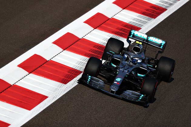 ABU DHABI, UNITED ARAB EMIRATES - NOVEMBER 29: Valtteri Bottas driving the (77) Mercedes AMG Petronas F1 Team Mercedes W10 on track during practice for the F1 Grand Prix of Abu Dhabi at Yas Marina Circuit on November 29, 2019 in Abu Dhabi, United Arab Emirates. (Photo by Dan Istitene/Getty Images)