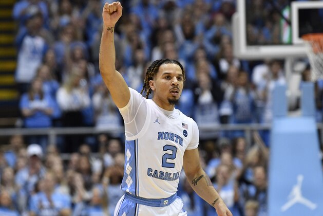 CHAPEL HILL, NORTH CAROLINA - NOVEMBER 15: Cole Anthony #2 of the North Carolina Tar Heels during their game against the Gardner-Webb Runnin Bulldogs at the Dean Smith Center on November 15, 2019 in Chapel Hill, North Carolina. North Carolina won 77-61. (Photo by Grant Halverson/Getty Images)
