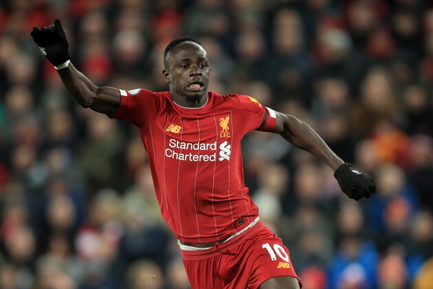 LIVERPOOL, ENGLAND - NOVEMBER 30: Sadio Mane of Liverpool during the Premier League match between Liverpool FC and Brighton & Hove Albion at Anfield on November 30, 2019 in Liverpool, United Kingdom. (Photo by Marc Atkins/Getty Images)
