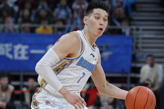BEIJING, CHINA - DECEMBER 01: Jeremy Lin #7 of Beijing Ducks in action during 2019/2020 CBA League - Beijing Ducks v Guangdong Dongguan at Beijing Wukesong Sport Arena on December 1, 2019 in Beijing, China. (Photo by Fred Lee/Getty Images)