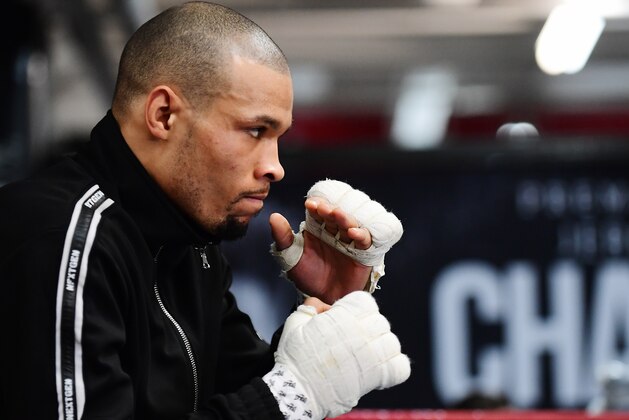 NEW YORK, NEW YORK - DECEMBER 04: Chris Eubank Jr. of England works out at Gleason's Gym on December 04, 2019 in the Brooklyn borough of New York City. Eubank Jr. will face Matt Korobov in a middleweight bout on December 7. (Photo by Emilee Chinn/Getty Images)