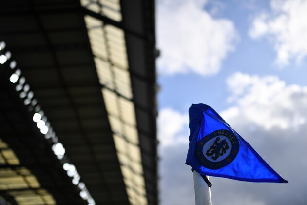 LONDON, ENGLAND - OCTOBER 19: General view inside the stadium of a corner flag ahead of the Premier League match between Chelsea FC and Newcastle United at Stamford Bridge on October 19, 2019 in London, United Kingdom. (Photo by Justin Setterfield/Getty Images)