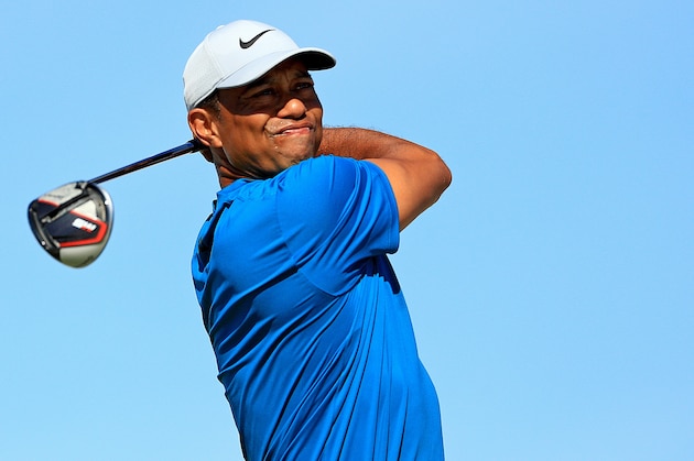 NASSAU, BAHAMAS - DECEMBER 06: Tiger Woods of the United States hits is tee shot on the fourth hole during the third round of the Hero World Challenge on December 06, 2019 in Nassau, Bahamas. (Photo by Mike Ehrmann/Getty Images) NASSAU, BAHAMAS - DECEMBER 06: Tiger Woods of the United States hits is tee shot on the fourth hole during the third round of the Hero World Challenge on December 06, 2019 in Nassau, Bahamas. (Photo by Mike Ehrmann/Getty Images)
