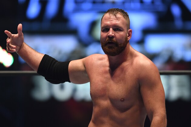 TOKYO,JAPAN - AUGUST 11: Jon Moxley looks on during the New Japan Pro-Wrestling G1 Climax 29 at Nippon Budokan on August 11, 2019 in Tokyo, Japan. (Photo by Masashi Hara/Getty Images)