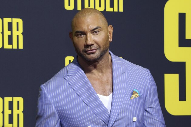 FILE -In this July 10, 2019, file photo, Dave Bautista attends the LA Premiere of