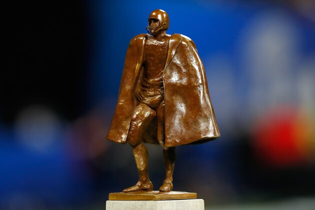 ATLANTA, GA - FEBRUARY 03: A detail of the Walter Payton Man of the Year Award during Super Bowl LIII at Mercedes-Benz Stadium on February 3, 2019 in Atlanta, Georgia.  (Photo by Kevin C. Cox/Getty Images)