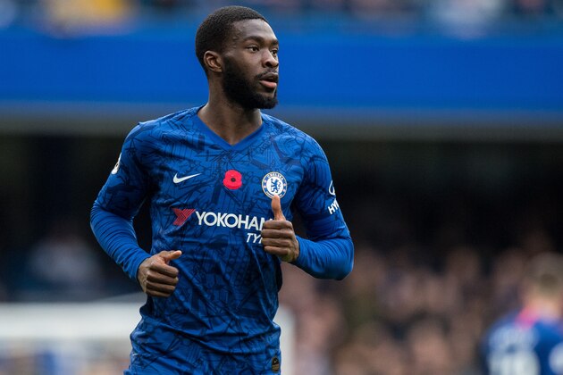 LONDON, ENGLAND - NOVEMBER 09: Fikayo Tomori of Chelsea FC during the Premier League match between Chelsea FC and Crystal Palace at Stamford Bridge on November 9, 2019 in London, United Kingdom. (Photo by Sebastian Frej/MB Media/Getty Images)