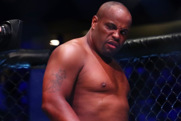 ANAHEIM, CALIFORNIA - AUGUST 17:  Daniel Cormier enters the ring to fight Stipe Miocic during their UFC Heavyweight Title Bout at UFC 241 at Honda Center on August 17, 2019 in Anaheim, California. (Photo by Joe Scarnici/Getty Images)