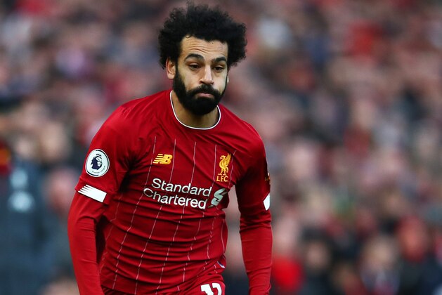 LIVERPOOL, ENGLAND - DECEMBER 14: Mohamed Salah of Liverpool in action during the Premier League match between Liverpool FC and Watford FC at Anfield on December 14, 2019 in Liverpool, United Kingdom. (Photo by Clive Brunskill/Getty Images)