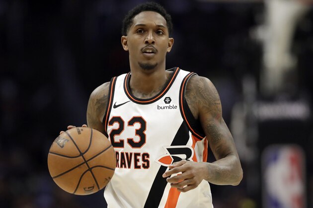 Los Angeles Clippers' Lou Williams (23) during an NBA basketball game against the Portland Trail Blazers Tuesday, Dec. 3, 2019, in Los Angeles. (AP Photo/Marcio Jose Sanchez)