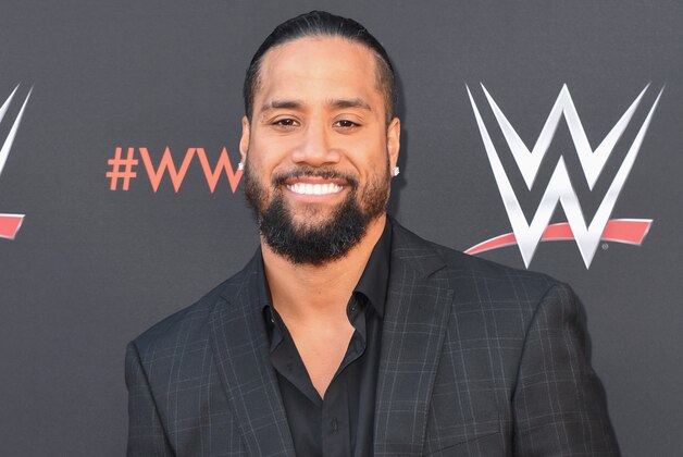 Wrestler Jimmy Uso arrives at the first-ever WWE Emmy For Your Consideration event at the TV Academy  Saban Media Center, in North Hollywood (near Los Angeles), on June 6, 2018 (Photo by VALERIE MACON / AFP)        (Photo credit should read VALERIE MACON/AFP via Getty Images)