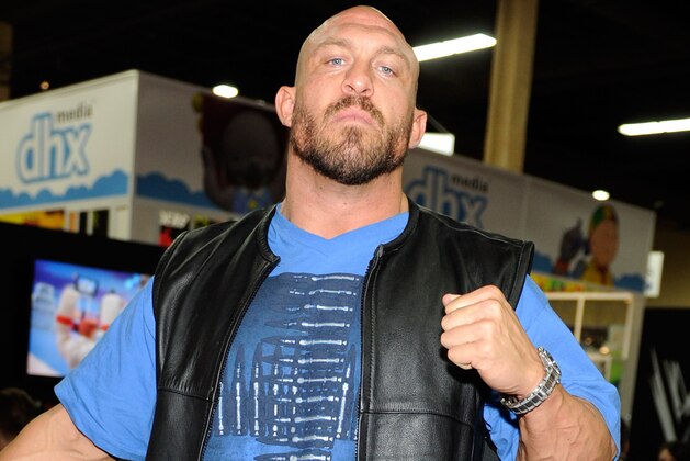 LAS VEGAS, NV - JUNE 18:  Professional wrestler Ryback appears the World Wrestling Entertainment booth at Licensing Expo 2013 at the Mandalay Bay Convention Center on June 18, 2013 in Las Vegas, Nevada.  (Photo by David Becker/Getty Images for The Licensing Expo)