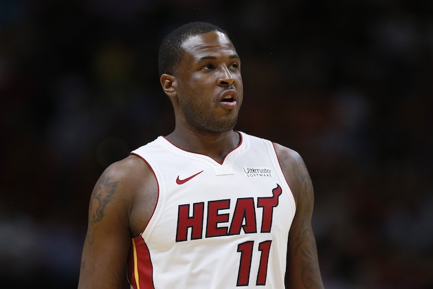 MIAMI, FLORIDA - OCTOBER 18:  Dion Waiters #11 of the Miami Heat looks on against the Houston Rockets during the first half at American Airlines Arena on October 18, 2019 in Miami, Florida. NOTE TO USER: User expressly acknowledges and agrees that, by downloading and or using this photograph, User is consenting to the terms and conditions of the Getty Images License Agreement. (Photo by Michael Reaves/Getty Images)