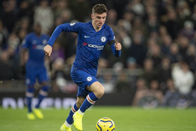 LONDON, ENGLAND - DECEMBER 22: Mason Mount of Chelsea during the Premier League match between Tottenham Hotspur and Chelsea FC at Tottenham Hotspur Stadium on December 22, 2019 in London, United Kingdom. (Photo by Visionhaus)