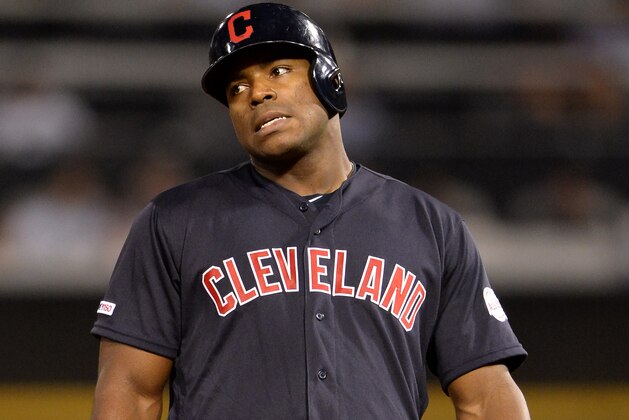 CHICAGO - SEPTEMBER 24: Yasiel Puig #66 of the Cleveland Indians looks on against the Chicago White Sox on September 24, 2019 at Guaranteed Rate Field in Chicago, Illinois. (Photo by Ron Vesely/MLB Photos via Getty Images) CHICAGO - SEPTEMBER 24: Yasiel Puig #66 of the Cleveland Indians looks on against the Chicago White Sox on September 24, 2019 at Guaranteed Rate Field in Chicago, Illinois. (Photo by Ron Vesely/MLB Photos via Getty Images)