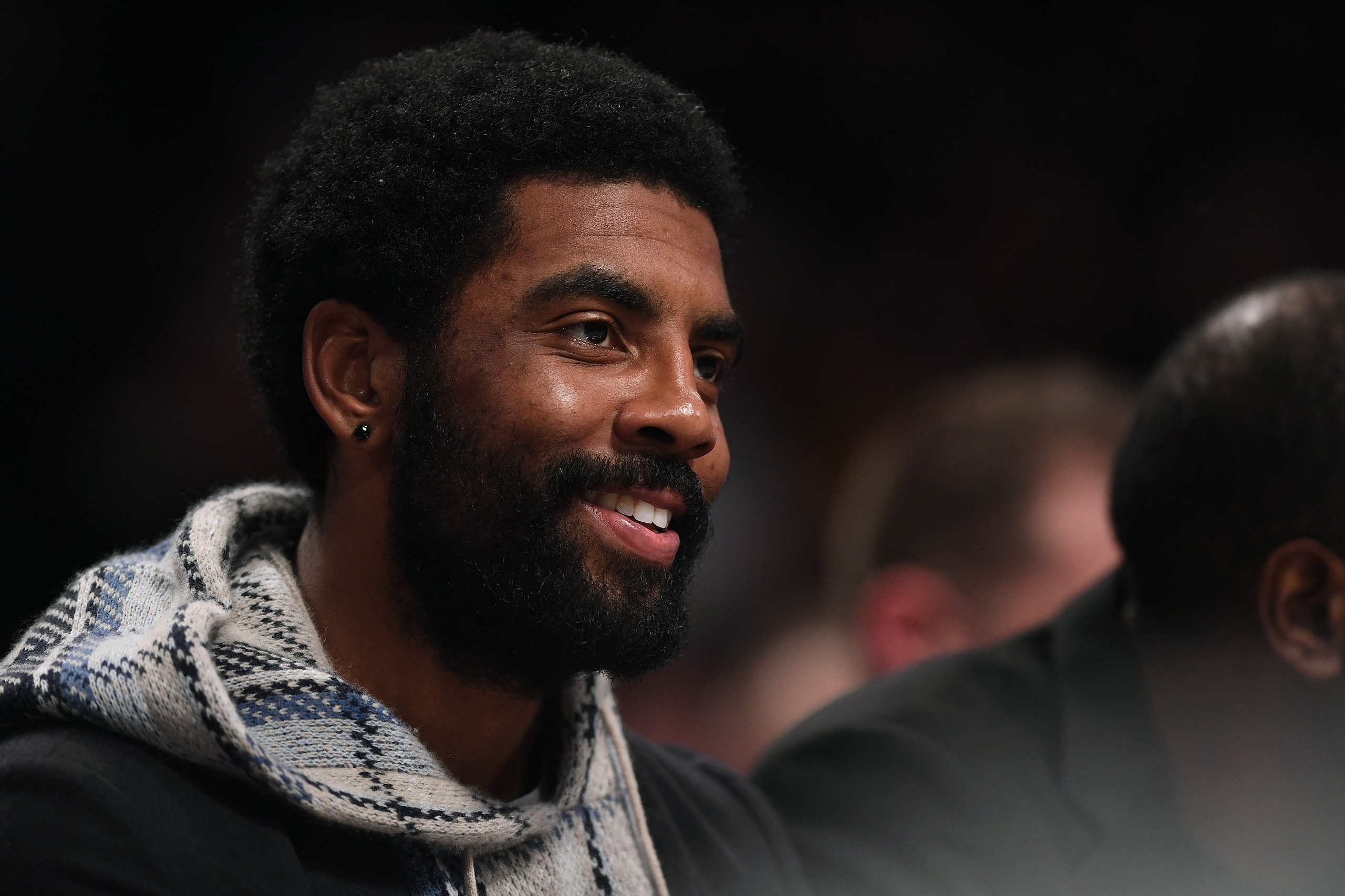 NEW YORK, NEW YORK - DECEMBER 15: Kyrie Irving #11 of the Brooklyn Nets during the game against the Philadelphia 76ers at Barclays Center on December 15, 2019 in New York City. NOTE TO USER: User expressly acknowledges and agrees that, by downloading and or using this photograph, User is consenting to the terms and conditions of the Getty Images License Agreement. (Photo by Matteo Marchi/Getty Images) NEW YORK, NEW YORK - DECEMBER 15: Kyrie Irving #11 of the Brooklyn Nets during the game against the Philadelphia 76ers at Barclays Center on December 15, 2019 in New York City. NOTE TO USER: User expressly acknowledges and agrees that, by downloading and or using this photograph, User is consenting to the terms and conditions of the Getty Images License Agreement. (Photo by Matteo Marchi/Getty Images)