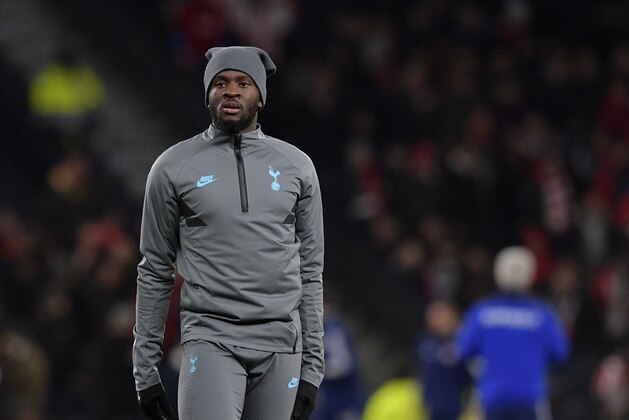 LONDON, ENGLAND - NOVEMBER 26: Tanguy NDombele of Tottenham Hotspur looks on during the UEFA Champions League group B match between Tottenham Hotspur and Olympiacos FC at Tottenham Hotspur Stadium on November 26, 2019 in London, United Kingdom. (Photo by TF-Images/Getty Images)