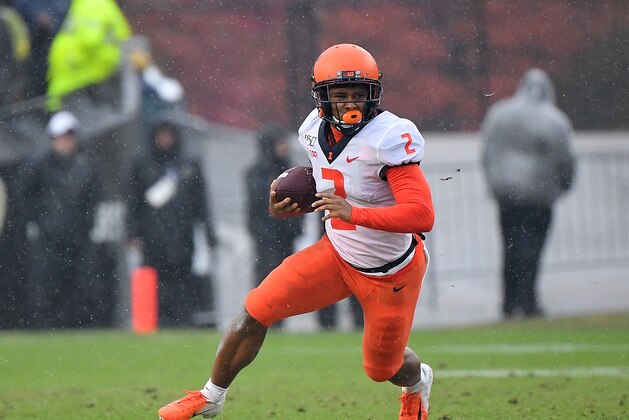 WEST LAFAYETTE, INDIANA - OCTOBER 26: Reggie Corbin #2 of the Illinois Fighting Illini runs with the football in the first half against the Purdue Boilermakers at Ross-Ade Stadium on October 26, 2019 in West Lafayette, Indiana. (Photo by Quinn Harris/Getty Images)