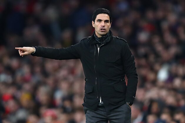 LONDON, ENGLAND - DECEMBER 29:  Arsenal manager Mikel Arteta of reacts during the Premier League match between Arsenal FC and Chelsea FC at Emirates Stadium on December 29, 2019 in London, United Kingdom. (Photo by Julian Finney/Getty Images)
