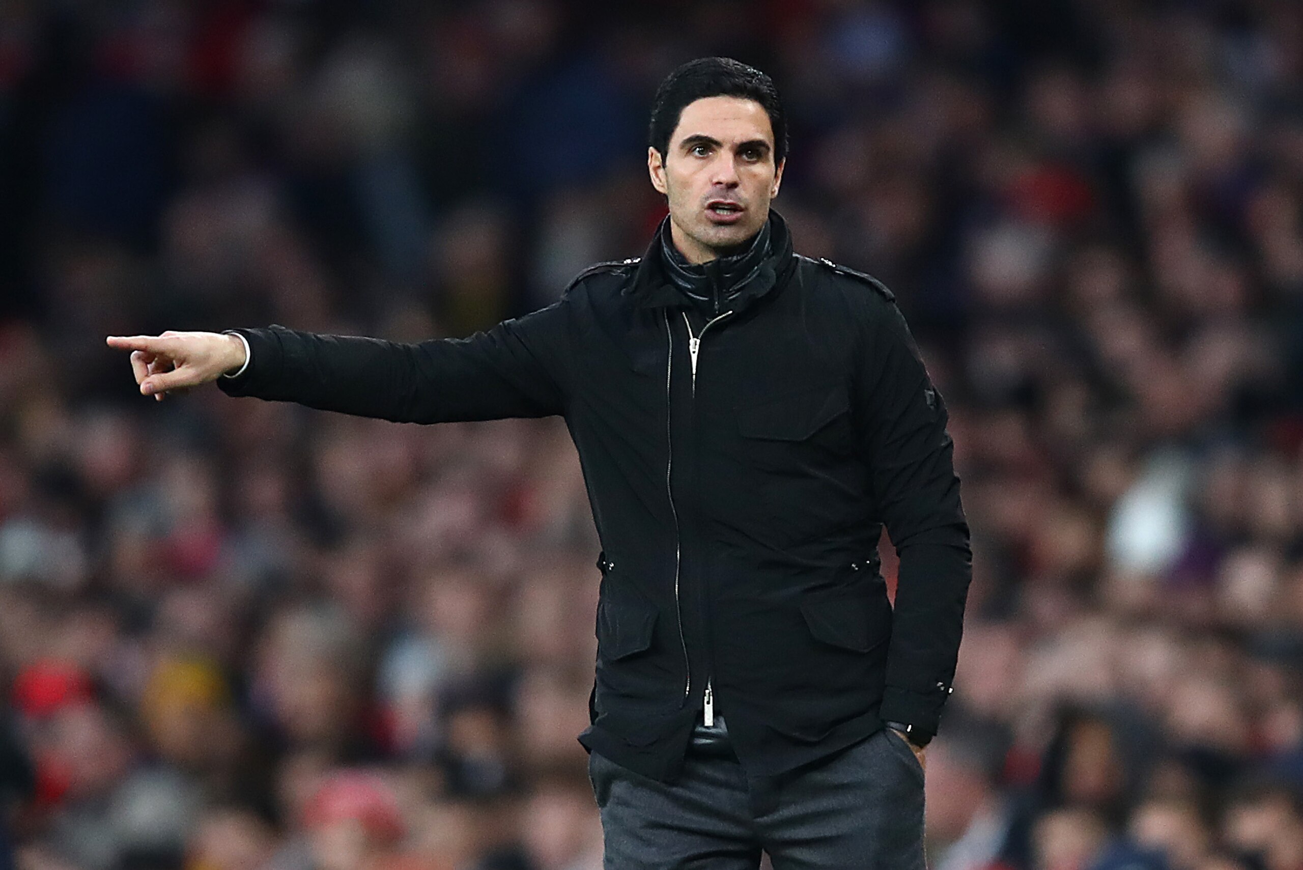 LONDON, ENGLAND - DECEMBER 29:  Arsenal manager Mikel Arteta of reacts during the Premier League match between Arsenal FC and Chelsea FC at Emirates Stadium on December 29, 2019 in London, United Kingdom. (Photo by Julian Finney/Getty Images)