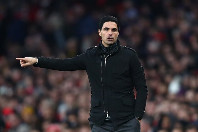 LONDON, ENGLAND - DECEMBER 29:  Arsenal manager Mikel Arteta of reacts during the Premier League match between Arsenal FC and Chelsea FC at Emirates Stadium on December 29, 2019 in London, United Kingdom. (Photo by Julian Finney/Getty Images)