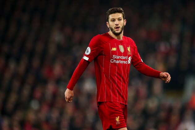LIVERPOOL, ENGLAND - DECEMBER 29: Adam Lallana of Liverpool during the Premier League match between Liverpool FC and Wolverhampton Wanderers at Anfield on December 29, 2019 in Liverpool, United Kingdom. (Photo by Robbie Jay Barratt - AMA/Getty Images)