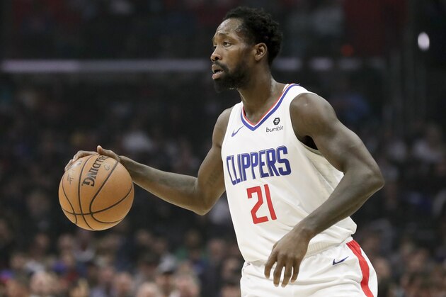 Los Angeles Clippers guard Patrick Beverley plays against the Phoenix Suns during the second half of an NBA basketball game in Los Angeles, Tuesday, Dec. 17, 2019. (AP Photo/Chris Carlson)