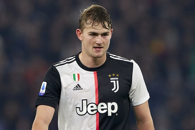 ROME, ITALY - DECEMBER 07: Matthijs De Ligt of Juventus reacts during the Serie A match between SS Lazio and Juventus at Stadio Olimpico on December 07, 2019 in Rome, Italy. (Photo by Quality Sport Images/Getty Images)