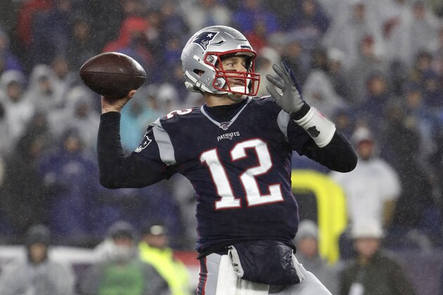 New England Patriots quarterback Tom Brady passes during an NFL football game against the Dallas Cowboys at Gillette Stadium, Sunday, Nov. 24, 2019 in Foxborough, Mass. (Winslow Townson/AP Images for Panini)