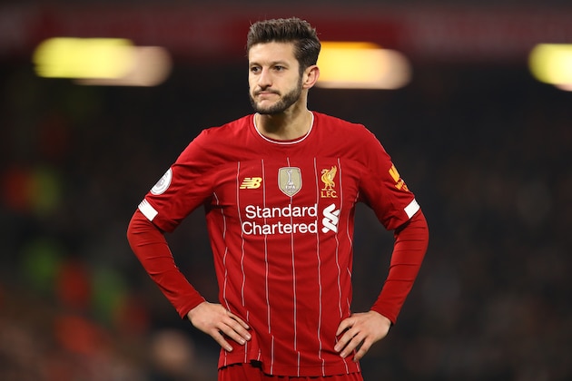 LIVERPOOL, ENGLAND - DECEMBER 29: Adam Lallana of Liverpool looks on during the Premier League match between Liverpool FC and Wolverhampton Wanderers at Anfield on December 29, 2019 in Liverpool, United Kingdom. (Photo by Chris Brunskill/Fantasista/Getty Images) LIVERPOOL, ENGLAND - DECEMBER 29: Adam Lallana of Liverpool looks on during the Premier League match between Liverpool FC and Wolverhampton Wanderers at Anfield on December 29, 2019 in Liverpool, United Kingdom. (Photo by Chris Brunskill/Fantasista/Getty Images)