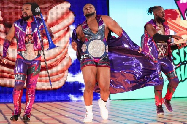 Xavier Woods, Big E and Kofi Kingston.