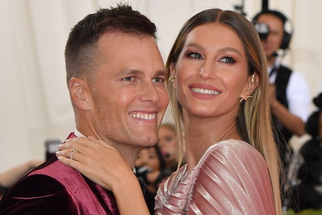 Gisele Bundchen and Tom Brady arrive for the 2019 Met Gala at the Metropolitan Museum of Art on May 6, 2019, in New York. - The Gala raises money for the Metropolitan Museum of Arts Costume Institute. The Gala's 2019 theme is Camp: Notes on Fashion