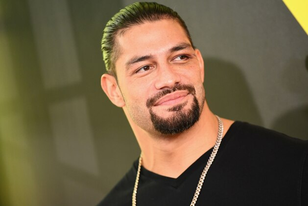 SANTA MONICA, CA - JULY 19:  Wrestler Roman Reigns attends the Nickelodeon Kids' Choice Sports 2018 at Barker Hangar on July 19, 2018 in Santa Monica, California.  (Photo by Emma McIntyre/Getty Images)