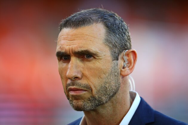 VALENCIA, SPAIN - MAY 09: Martin Keown looks on ahead of the UEFA Europa League Semi Final Second Leg match between Valencia and Arsenal at Estadio Mestalla on May 09, 2019 in Valencia, Spain. (Photo by Chris Brunskill/Fantasista/Getty Images)