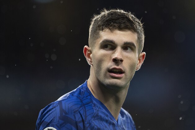 LONDON, ENGLAND - DECEMBER 10: Christian Pulisic of Chelsea during the UEFA Champions League group H match between Chelsea FC and Lille OSC at Stamford Bridge on December 10, 2019 in London, United Kingdom. (Photo by Visionhaus)
