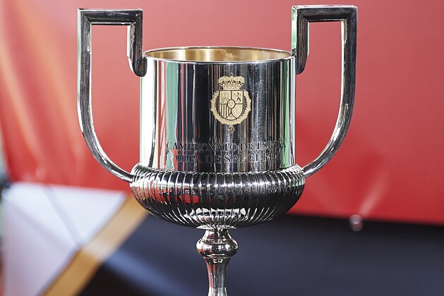 SEVILLE, SPAIN - FEBRUARY 01: Copa del Rey trophy during the Copa del Rey Semi-Finals Draw at Estadio Benito Villamarin on February 01, 2019 in Seville, Spain. (Photo by Quality Sport Images/Getty Images)