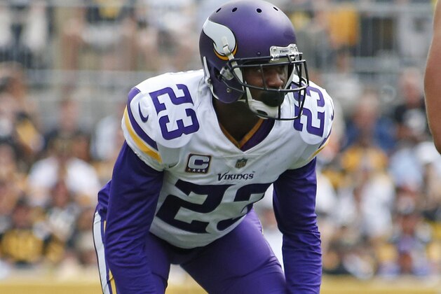 PITTSBURGH, PA - SEPTEMBER 17:  Terence Newman #23 of the Minnesota Vikings in action against the Pittsburgh Steelers on September 17, 2017 at Heinz Field in Pittsburgh, Pennsylvania.  (Photo by Justin K. Aller/Getty Images)