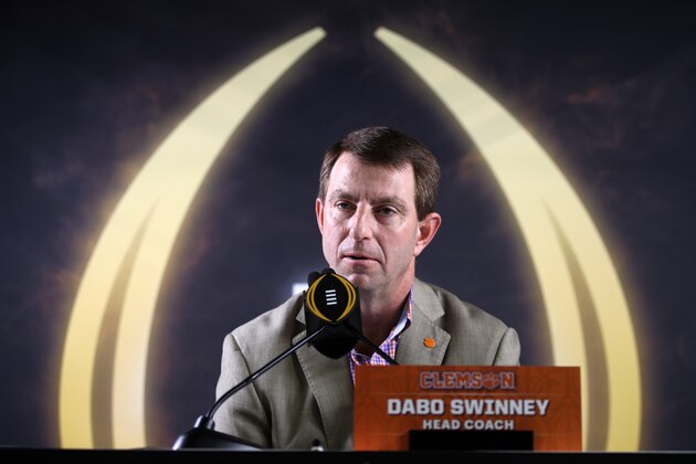 NEW ORLEANS, LOUISIANA - JANUARY 11: <<enter caption here>> during media day for the College Football Playoff National Championshipon January 11, 2020 in New Orleans, Louisiana. (Photo by Chris Graythen/Getty Images)