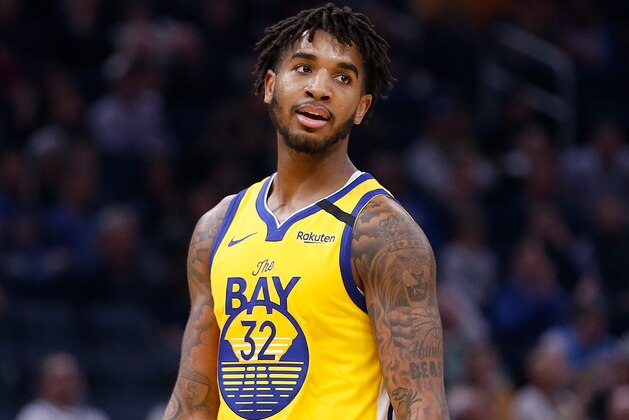 SAN FRANCISCO, CALIFORNIA - JANUARY 04: Marquese Chriss #32 of the Golden State Warriors looks on in the first half against the Detroit Pistons at Chase Center on January 04, 2020 in San Francisco, California. NOTE TO USER: User expressly acknowledges and agrees that, by downloading and/or using this photograph, user is consenting to the terms and conditions of the Getty Images License Agreement. (Photo by Lachlan Cunningham/Getty Images)
