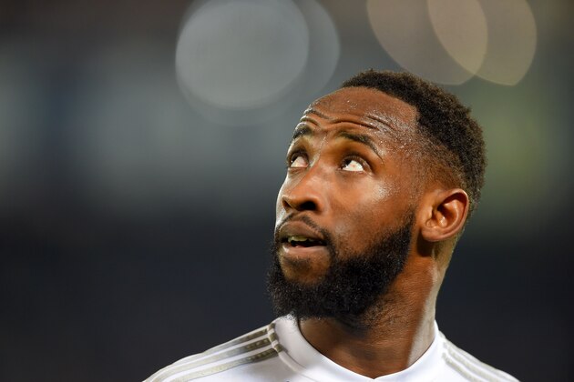 Lyon's French forward Moussa Dembele looks on during the French L1 football match between FC Girondins de Bordeaux and Olympique Lyonnais at the Matmut Atlantique stadium in Bordeaux, southwestern France on January 11, 2020. (Photo by NICOLAS TUCAT / AFP) (Photo by NICOLAS TUCAT/AFP via Getty Images) Lyon's French forward Moussa Dembele looks on during the French L1 football match between FC Girondins de Bordeaux and Olympique Lyonnais at the Matmut Atlantique stadium in Bordeaux, southwestern France on January 11, 2020. (Photo by NICOLAS TUCAT / AFP) (Photo by NICOLAS TUCAT/AFP via Getty Images)