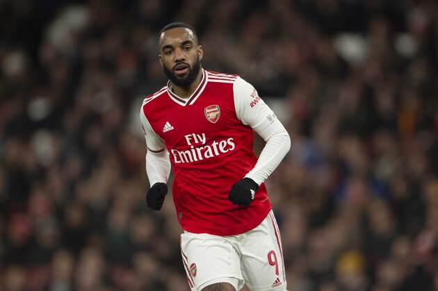 LONDON, ENGLAND - JANUARY 06:  Alexandre Lacazette of Arsenal during the FA Cup Third Round match between Arsenal FC and Leeds United at the Emirates Stadium on January 06, 2020 in London, England. (Photo by Visionhaus)