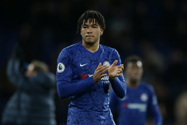 LONDON, ENGLAND - JANUARY 11: Reece James of Chelsea after his sides 3-0 win during the Premier League match between Chelsea FC and Burnley FC at Stamford Bridge on January 11, 2020 in London, United Kingdom. (Photo by Robin Jones/Getty Images)